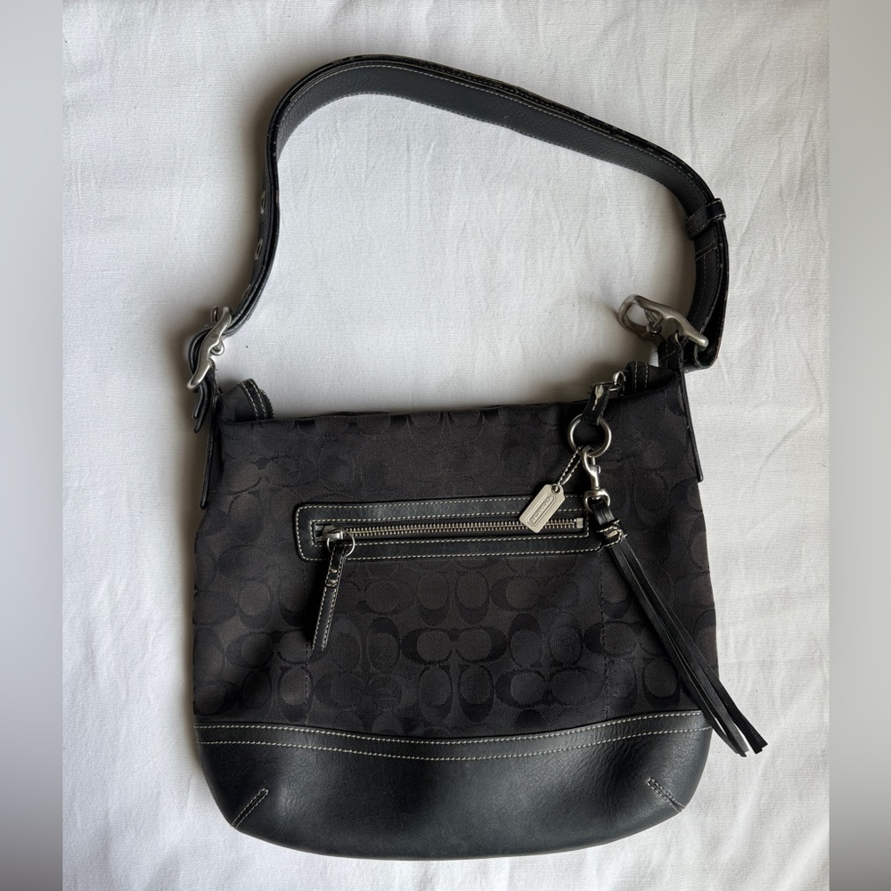 Coach Signature C Black Canvas